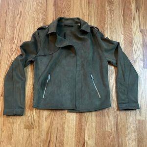 NWT T Tahari Faux Leather Jacket